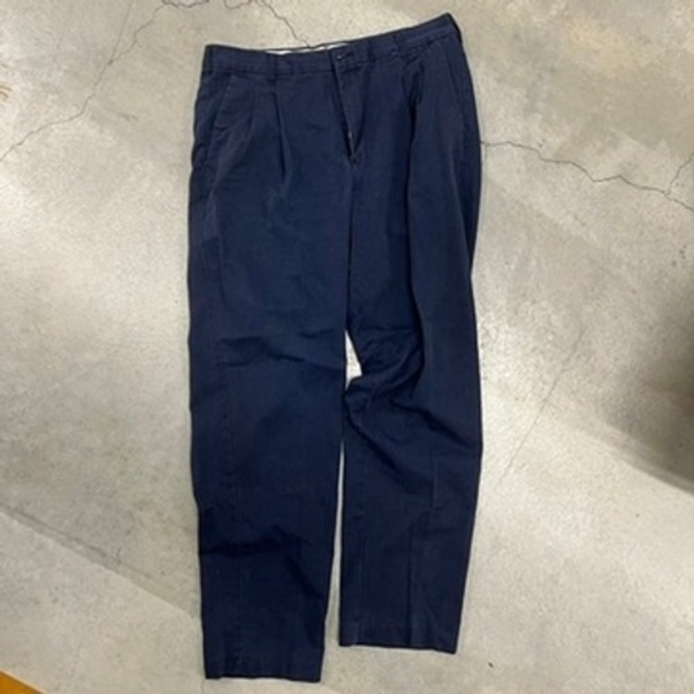 Men's Size 36 X 33 Navy Cintas Work Pants Uniform Pants Cintas - Flawed